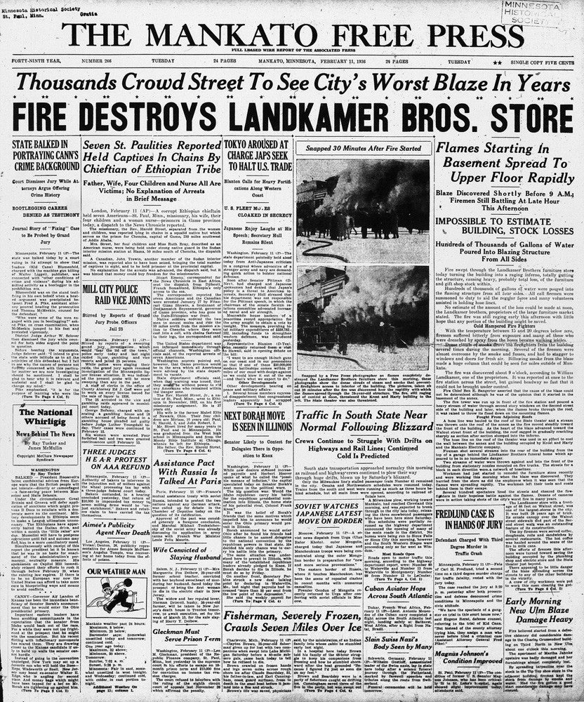 Historic Front Pages 1857-2014: The Free Press Media - Image 7
