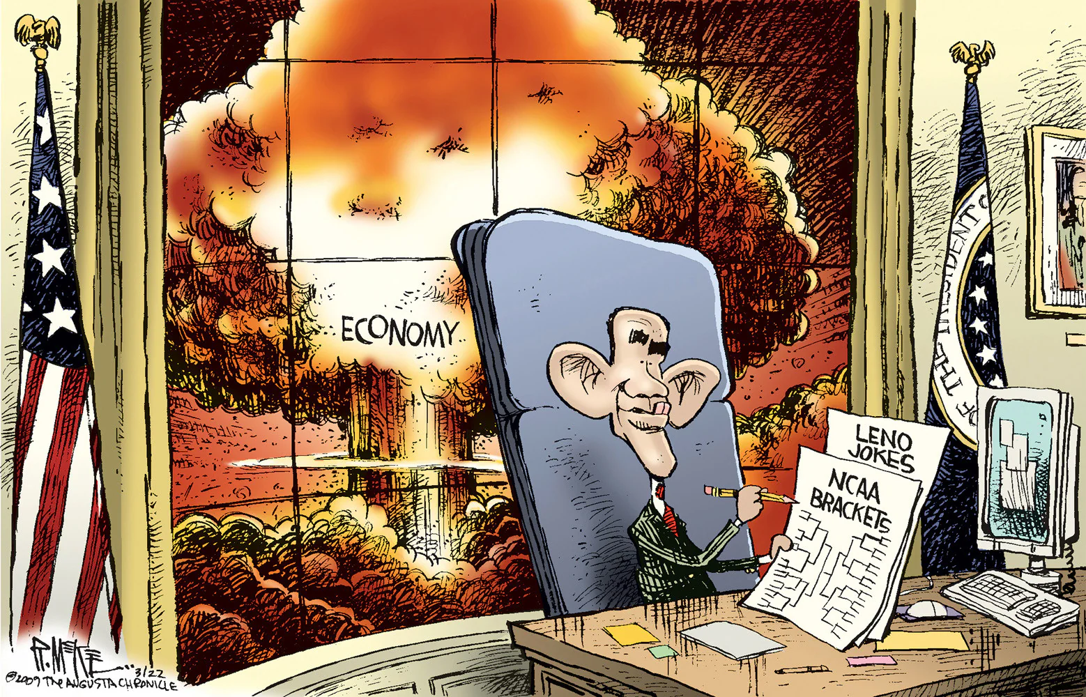 Painting with a Broad Brush: A collection of cartoons by Rick McKee - Image 9