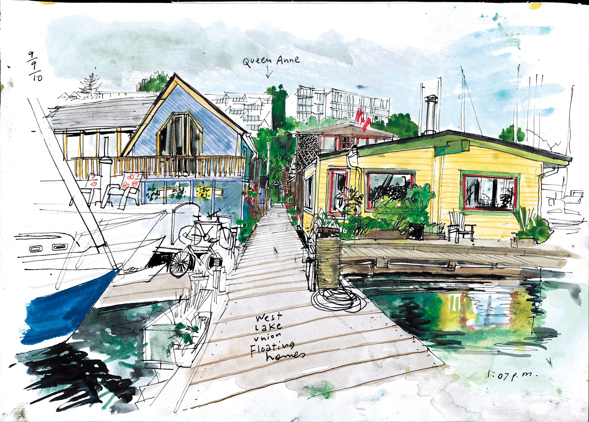 Seattle Sketcher: An Illustrated Journal by Seattle Times Artist Gabriel Campanario - Image 4