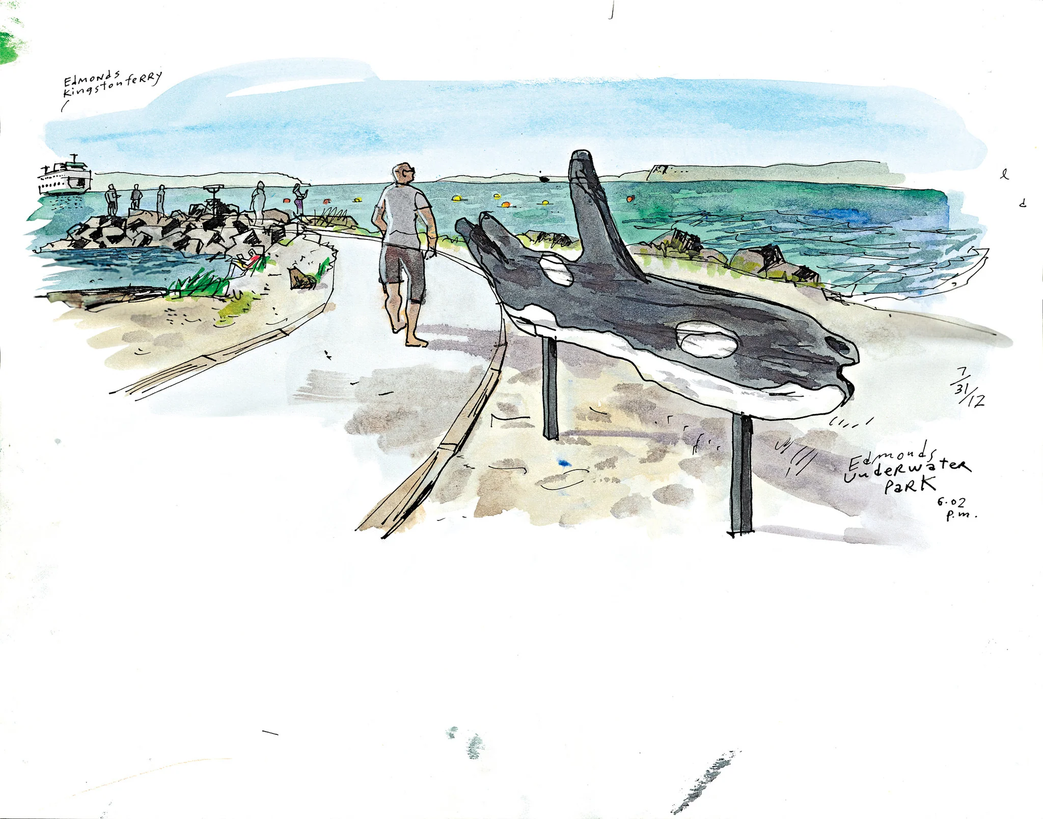 Seattle Sketcher: An Illustrated Journal by Seattle Times Artist Gabriel Campanario - Image 9